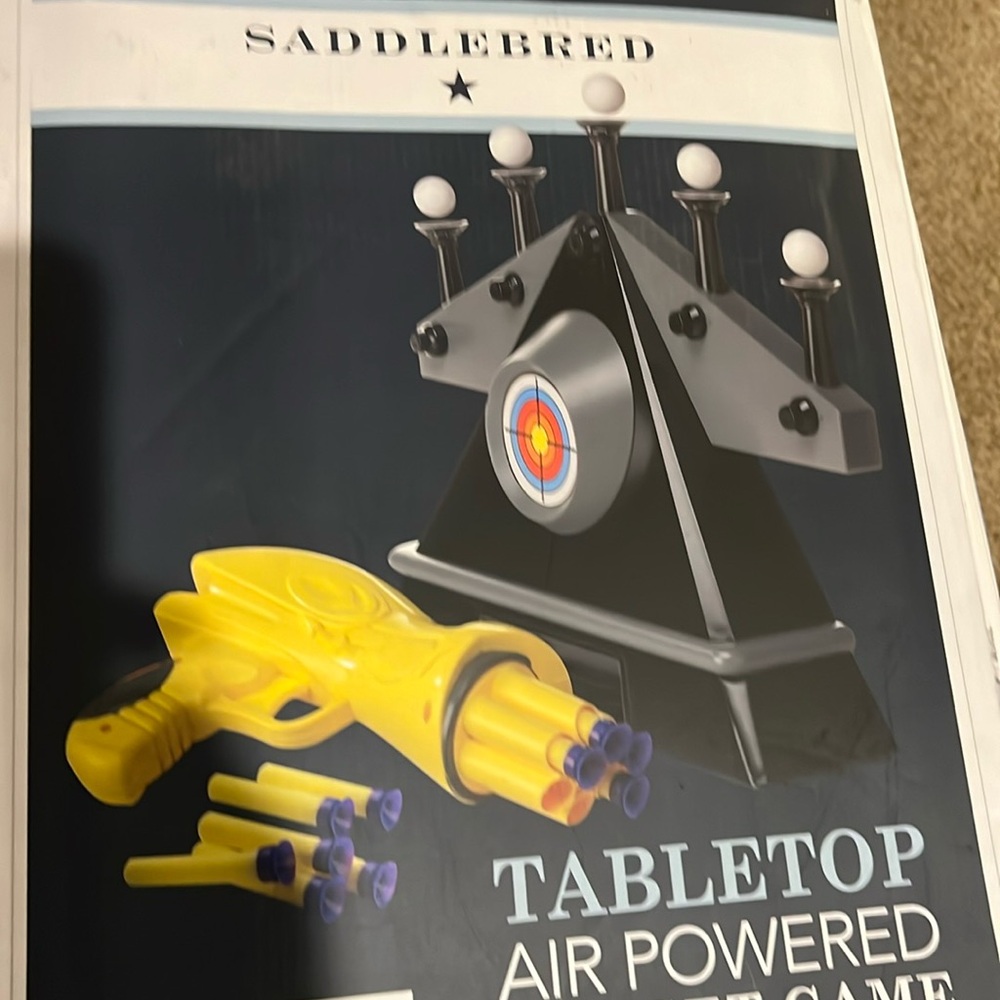 NEW TABLE TOP AIR POWERED TARGET GAME !
